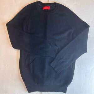 Zara Man Basic Men’s Black Dark Navy Sweater Long Sleeve Size M